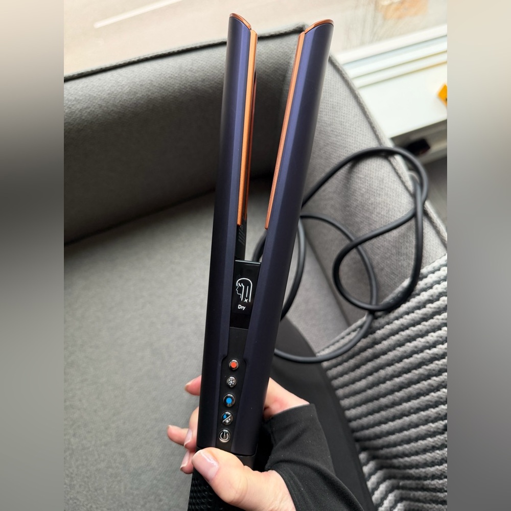 Dyson Airstrait Hair Straightener - Blue and Copper